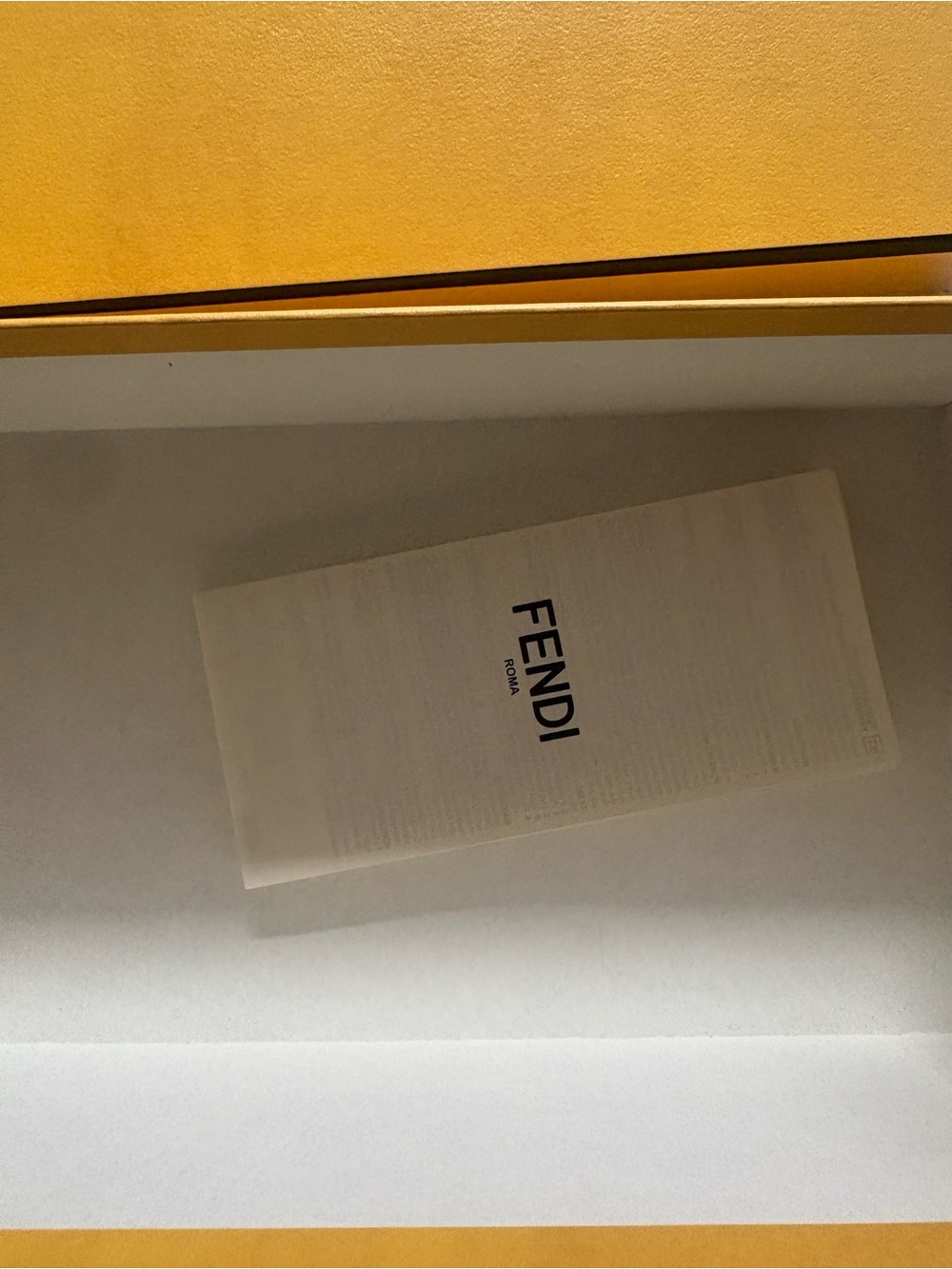 Fendi Accessory Box - Yellow - Picture 3 of 3